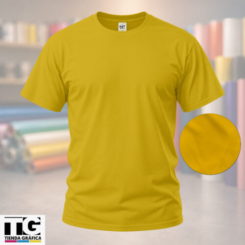 polera dry fit amarila